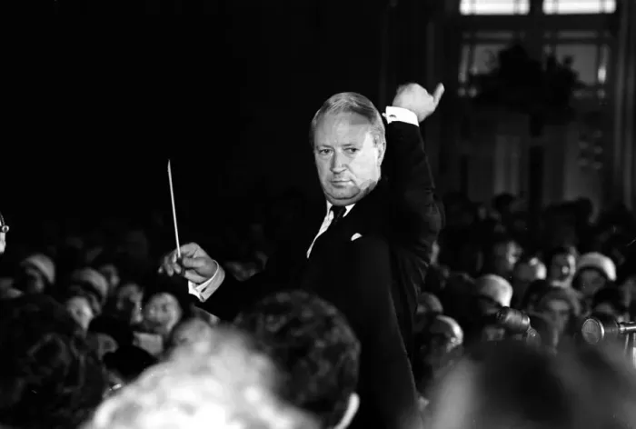 Framed Print : Edward Heath Conservative Leader, December 1965 conducting a Christmas Carol Framed Print : Edward Heath Conservative Leader, December 1965 conducting a Christmas Carol
