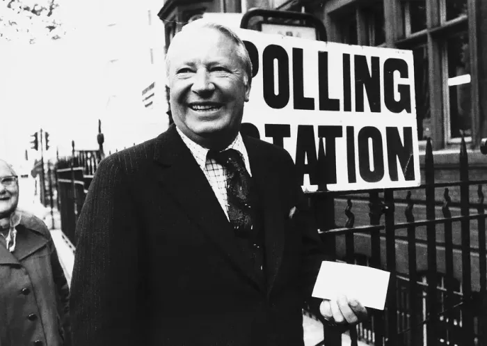 Framed Print : Edward Ted Heath Ex Prime Minister who took Britain into the Common Market arrives to Framed Print : Edward Ted Heath Ex Prime Minister who took Britain into the Common Market arrives to