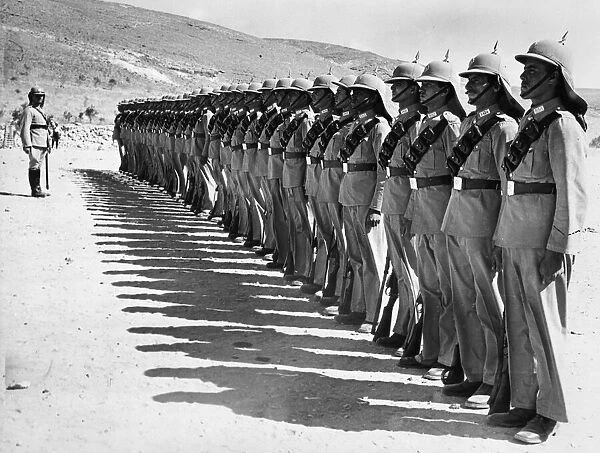 El Jaich EI Arabi, the Arab Legion, was formed after the last war by the Emperor Abdulla