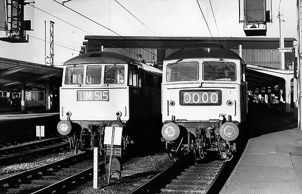 Electric trains held up at Carlisle on 3rd January 1976