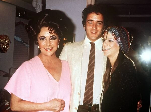 Elizabeth Taylor June 1981 with son Christopher Wilding