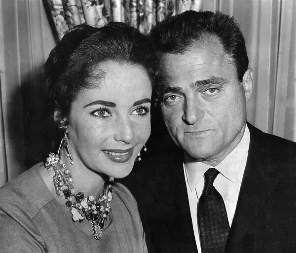 Elizabeth Taylor with her late husband, film producer Mike Todd. He died in an air crash