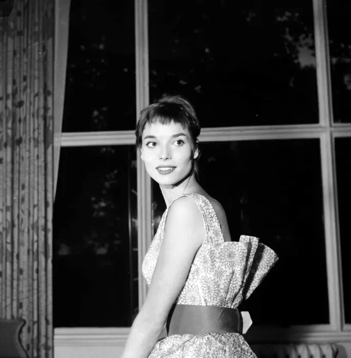Framed Print : Elsa Martinelli July 1957 Italian Actress Pictured at The Savoy Hotel in