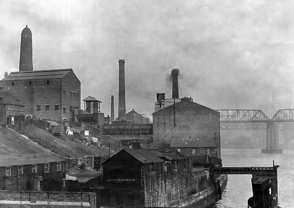 Elswick lead works and shot tower. 2nd March 1930