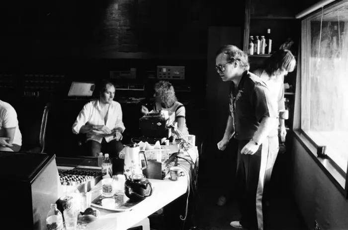Framed Print : Elton John on the Caribbean island of Montserrat. Elton is on the island to record his Framed Print : Elton John on the Caribbean island of Montserrat. Elton is on the island to record his