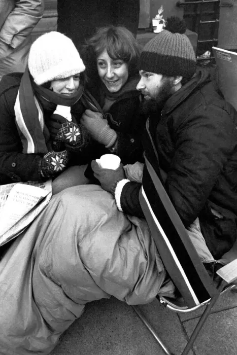 Framed Print : Elton John fans spent the night in sub-zero temperatures to make sure of getting tickets