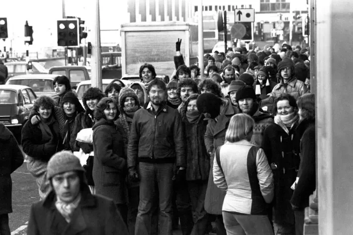 Framed Print : Elton John fans spent the night in sub-zero temperatures to make sure of getting tickets Framed Print : Elton John fans spent the night in sub-zero temperatures to make sure of getting tickets