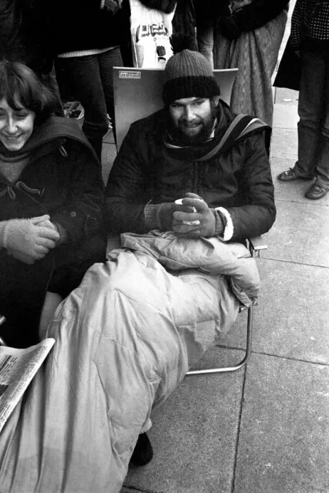 Framed Print : Elton John fans spent the night in sub-zero temperatures to make sure of getting tickets