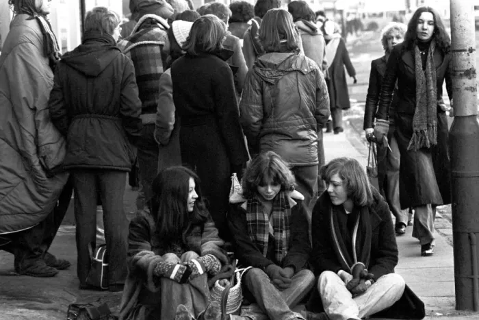 Framed Print : Elton John fans spent the night in sub-zero temperatures to make sure of getting tickets Framed Print : Elton John fans spent the night in sub-zero temperatures to make sure of getting tickets