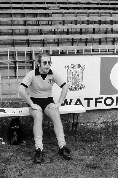 Elton John, just back from a tour of America, wants to be a director of Watford FC