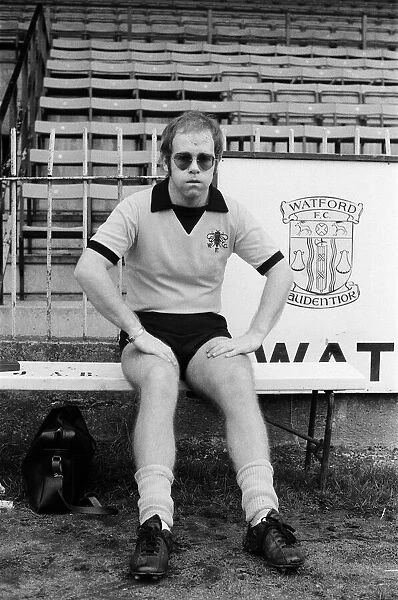 Elton John, just back from a tour of America, wants to be a director of Watford FC