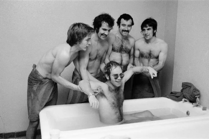Framed Print : Elton John, just back from a tour of America, wants to be a director of Watford FC Framed Print : Elton John, just back from a tour of America, wants to be a director of Watford FC