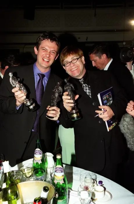 Framed Print : Elton John Singer June 1998 At the Ivor Novello Awards at the Grosvenor House Park Lane