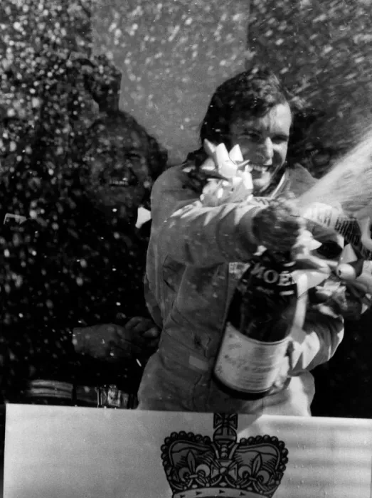 Framed Print : Emerson Fittipaldi wins the British Grand Prix at Brands Hatch Framed Print : Emerson Fittipaldi wins the British Grand Prix at Brands Hatch