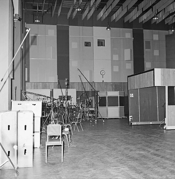 EMI Abbey Road Recording Studio Feature. Picture shows Studio 2 where The Beatles