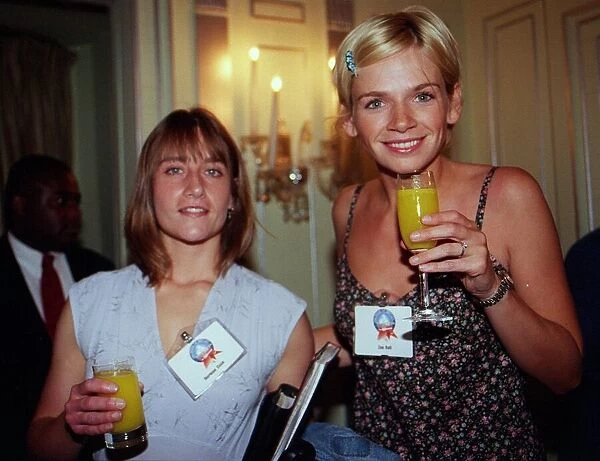 Emily Turner and Zoe Ball May 1999 at the Mirror Pride of Britain Awards 1999 at