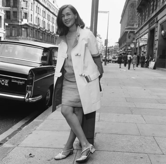 Framed Print : Emmanuelle Riva, french actress in the UK to promote new film, Bitter Fruit