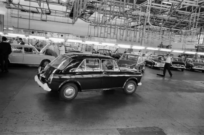Framed Print : Employees at the BMC works at Longbridge, Birmingham, West Midlands. October 1967 Framed Print : Employees at the BMC works at Longbridge, Birmingham, West Midlands. October 1967