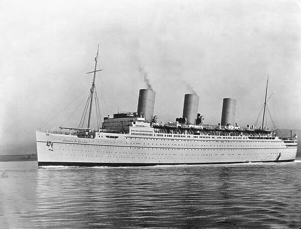 The Empress of Britain ocean liner Circa 1936