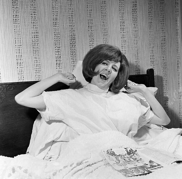 The end of a busy day and Cilla Black has an early night before leaving for Glasgow