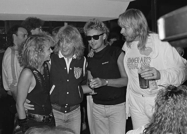 'End of the Road'party for Status Quo. June 1984 Status Quo