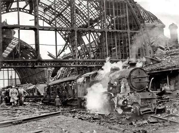 Perhaps the most enduring image of Teesside during the Second World War is the bombing of