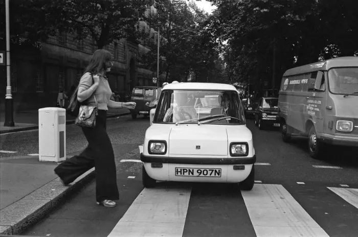 Framed Print : The Enfield Electric Car Road Test by Sunday Mirror reporter Roy Spicer Framed Print : The Enfield Electric Car Road Test by Sunday Mirror reporter Roy Spicer