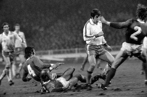 England (2) v. West Germany (0). March 1975 75-01404-056