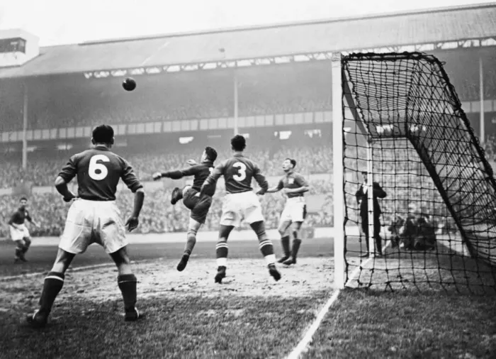 Framed Print : England 5-4 Czechoslovakia, International Friendly at White Hart Lane, High Road