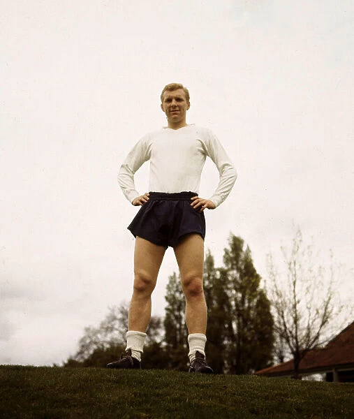 England captain Bobby Moore during a training session at Roehampton May 1964
