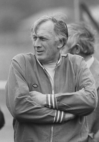 England caretaker manager Joe Mercer pictured during his first day in charge of the team