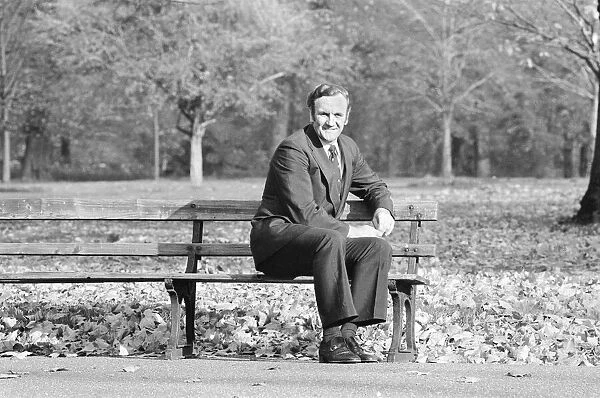 England Football Manager Don Revie seen here taking the air in Kensington Gardens