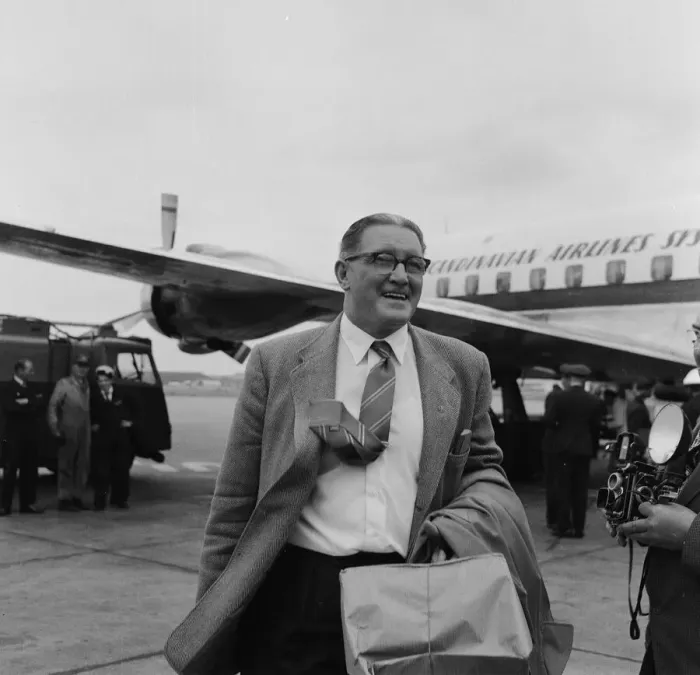 Framed Print : The England football squad return to London airport after being knocked out of the World Framed Print : The England football squad return to London airport after being knocked out of the World