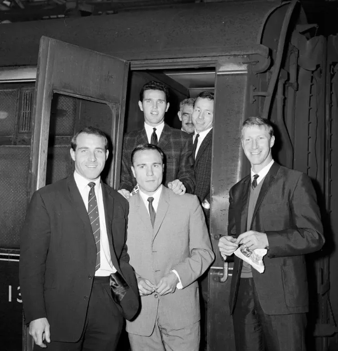 Framed Print : England football team leave Paddington Station for Cardiff where they will play Wales in Framed Print : England football team leave Paddington Station for Cardiff where they will play Wales in