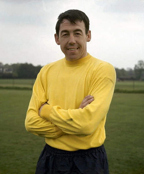 England footballer Gordon Banks during training at Roehampton May 1966