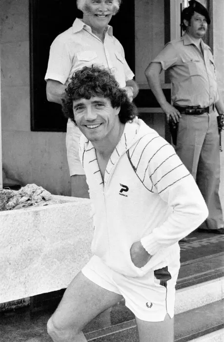 Framed Print : England footballer Kevin Keegan in relaxed mood at the team hotel during the 1982 World