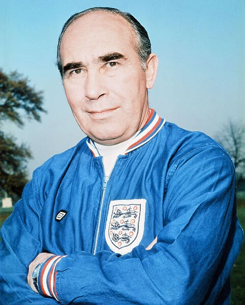 England manager Alf Ramsey. May 1973