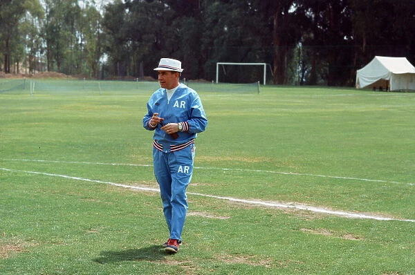 England manager Alf Ramsey during a training session at Reforma Club