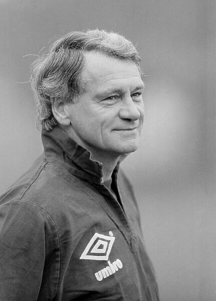 England manager Bobby Robson during an England training session. 13th October 1986