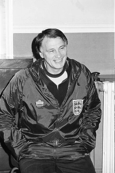 England manager Bobby Robson after an England training session at Bisham Abbey