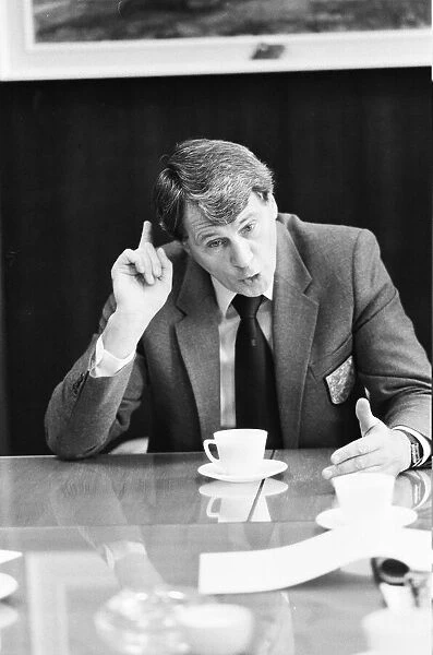 England manager Bobby Robson speaks at a press conference before his team