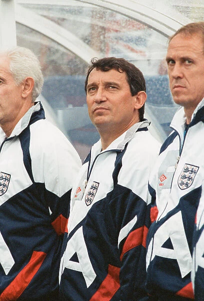 England manager Graham Taylor watches his team in action the USA at the Foxboro Stadium