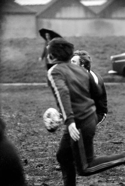 England Rugby team in training at Twickenham. March 1975 75-01426-030 Neil Bennett