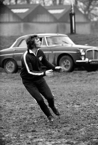 England Rugby team in training at Twickenham. March 1975 75-01426-032 Neil Bennett