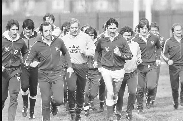 England Rugby Union team seen here in training in Coventry. 25 February 1979