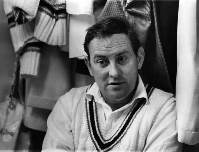 Framed Print : England skipper Ray Illingworth, in reflective mood in the Hove dressing room Framed Print : England skipper Ray Illingworth, in reflective mood in the Hove dressing room