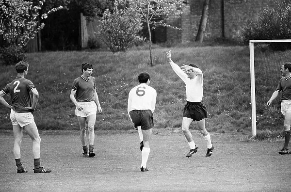 England Squad training at Roehampton for tomorrows match at Wembley against Yugoslavia