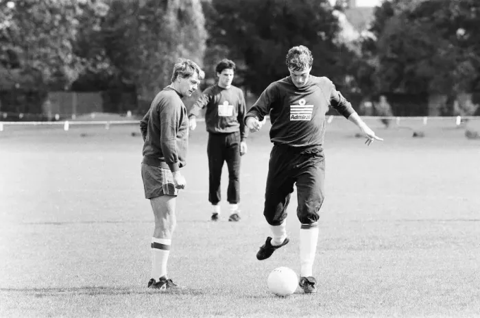 Framed Print : England team training in preparation for their European Championships Qualifying match Framed Print : England team training in preparation for their European Championships Qualifying match