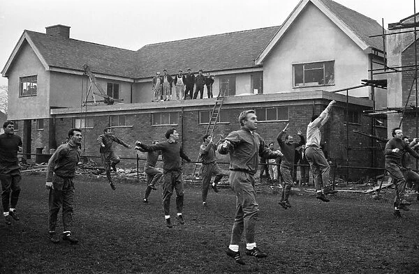 England team training session at Bellefield, Liverpool. January 1966