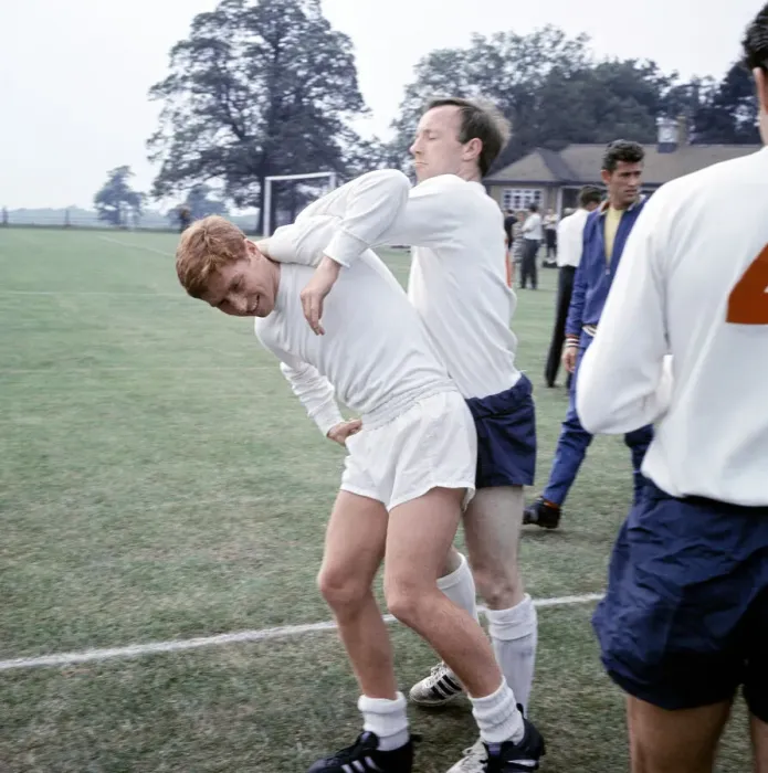 Framed Print : England team training session at Lilleshall ahead of the 1966 World Cup tournament Framed Print : England team training session at Lilleshall ahead of the 1966 World Cup tournament